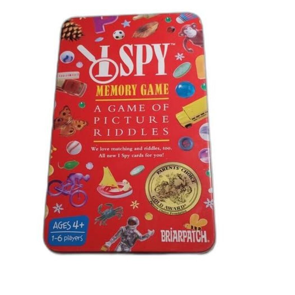 "I Spy" Memory Game in Collectible Tin Box by Briarpatch Brain Teaser Puzzles
